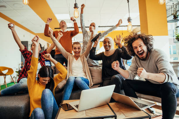Diverse startup team