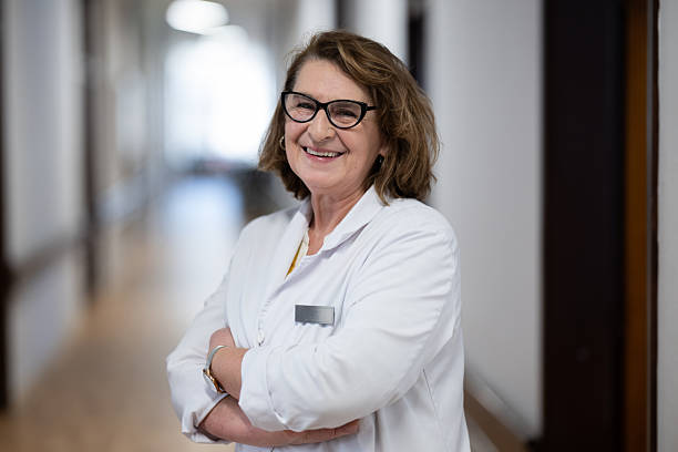 Experienced physician in a clinical setting
