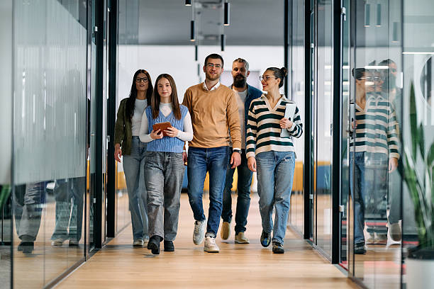 Corporate team and leadership