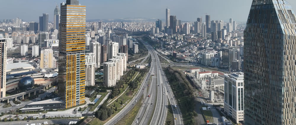 Panorama grada i snimak nekretnina iz vazduha